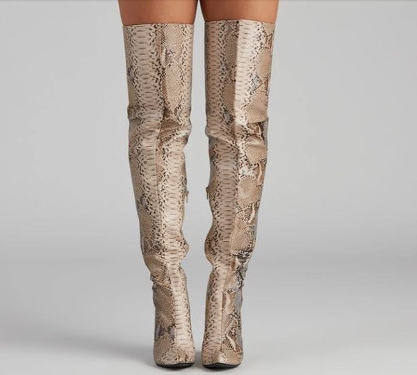 Venom Vixen Thigh-High Boots