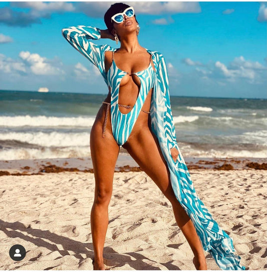 Zebra Bliss One-Piece