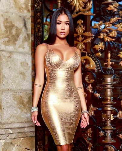 Metallic Muse Bodycon